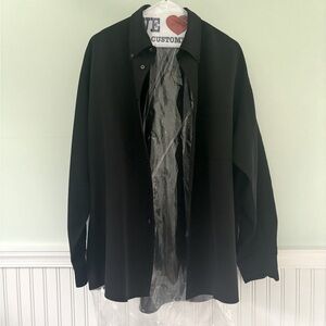 Men’s microfiber dress button-down shirt